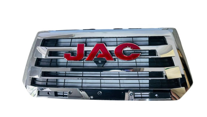 MASCARA CROMADA CON LETRAS ROJA para JAC T8 , T8 PRO